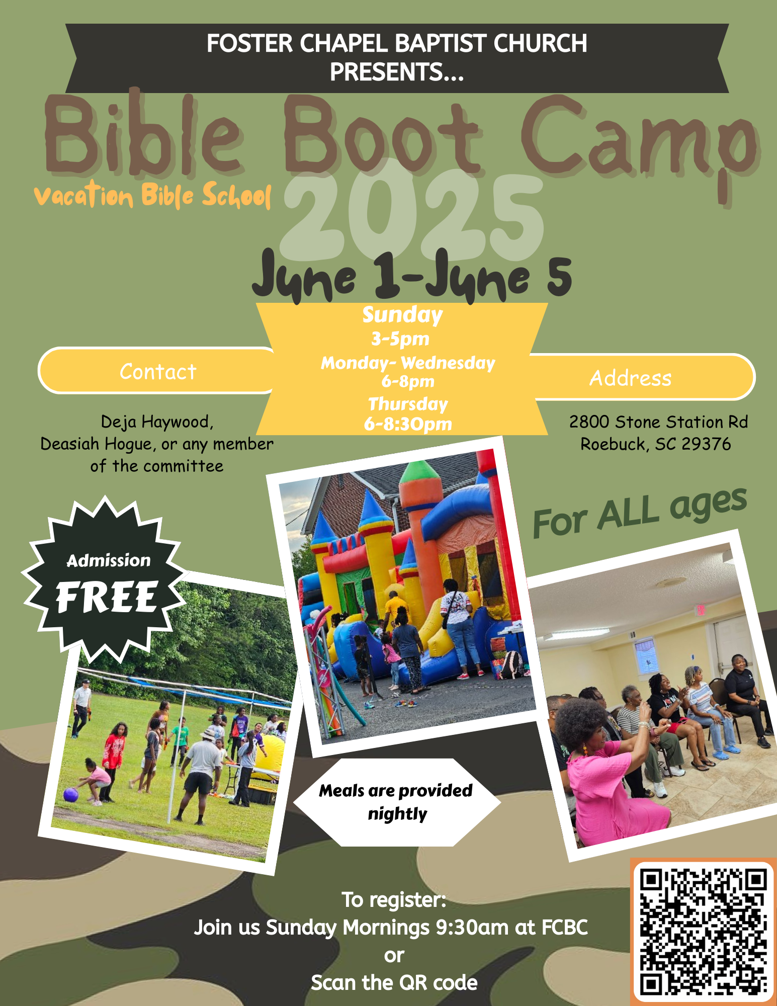 VBS - Bible Boot Camp