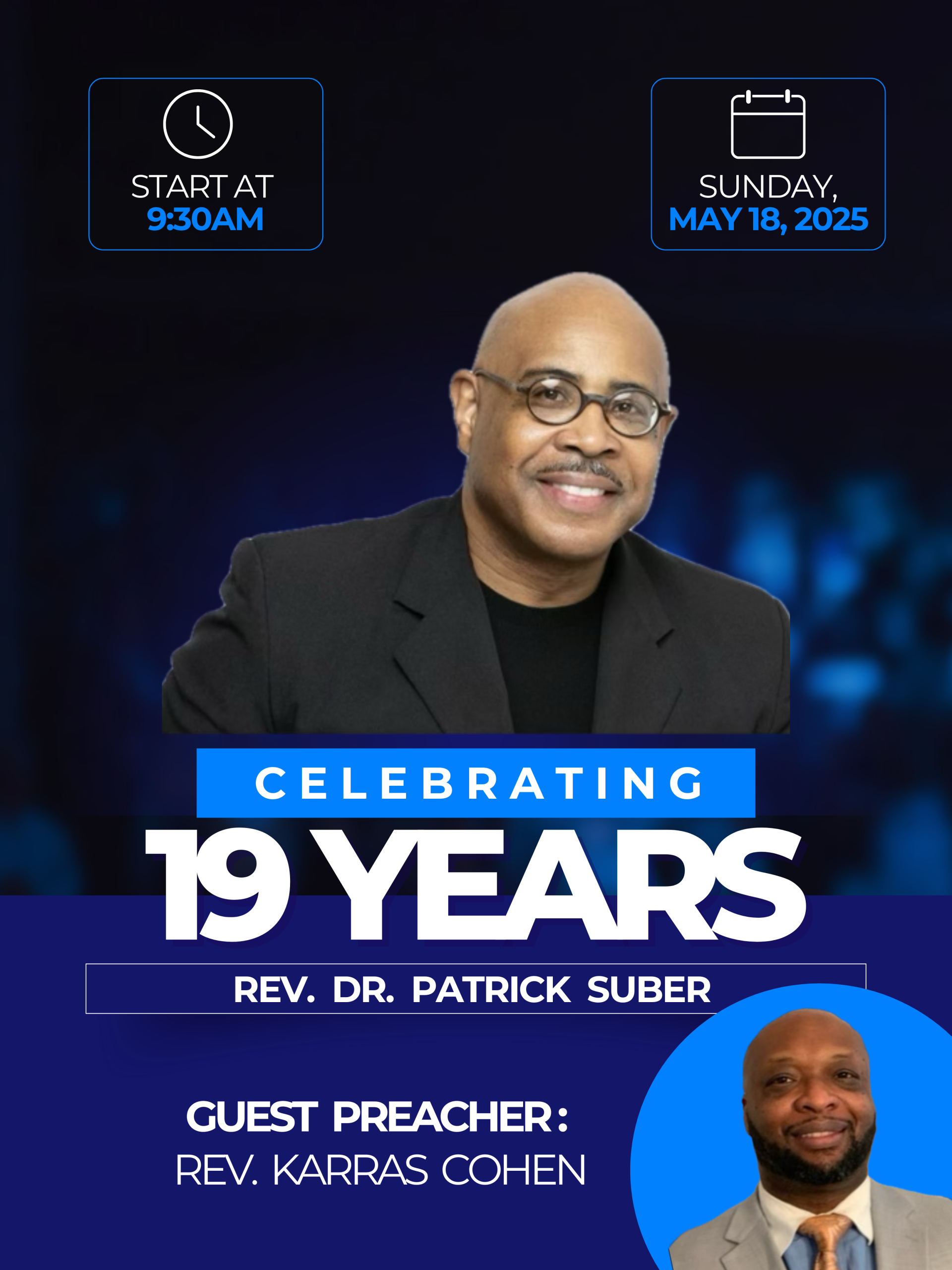 Pastor Anniversary